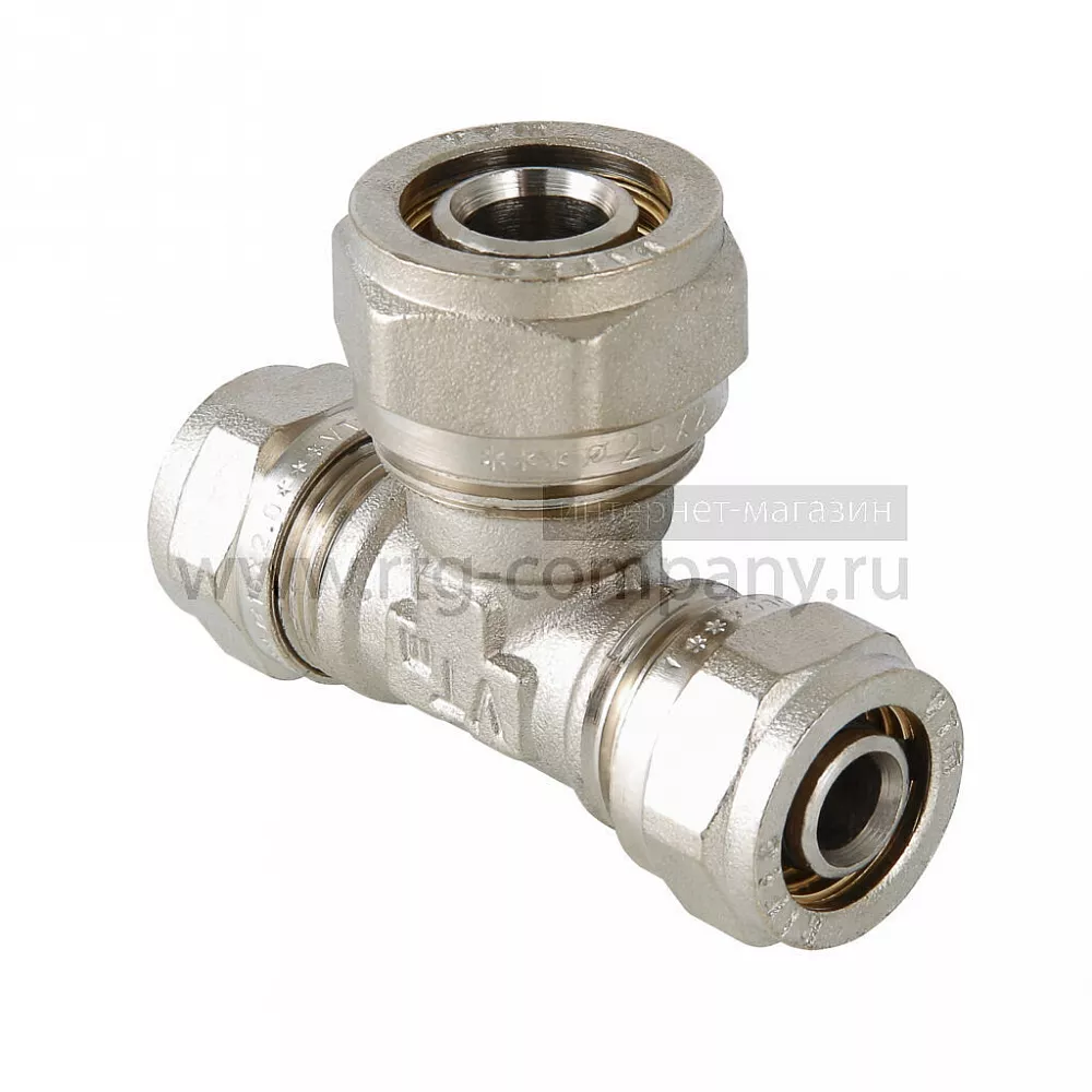 Тройник обжимной 32*26*26 (Valtec) VTm.331