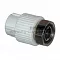 Муфта комбинированная ППРовая разъемная PPRC ВР 20х1/2" НГ (мет. штуцер) TEBO ВР, белая (уп. 10